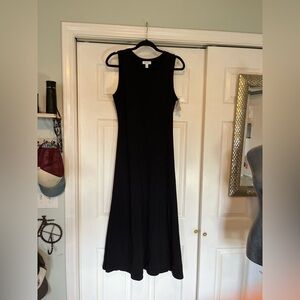 Nordstrom Black Sleeveless Maxi Dress